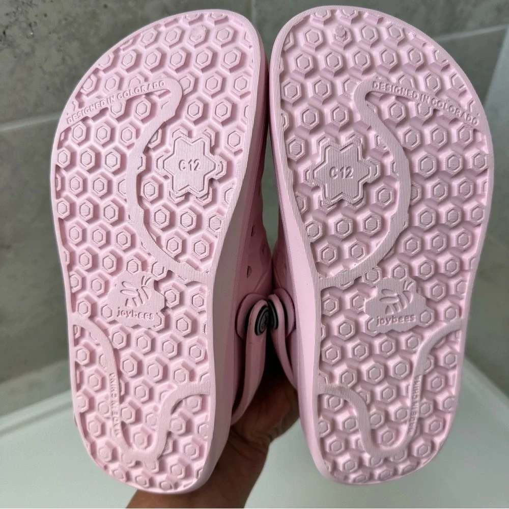 Joybees Varsity Lined Clogs Size 12 Kids